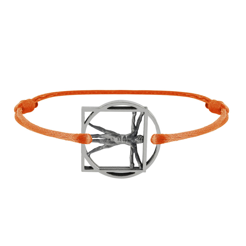 Medal bracelet Vitruvian Man