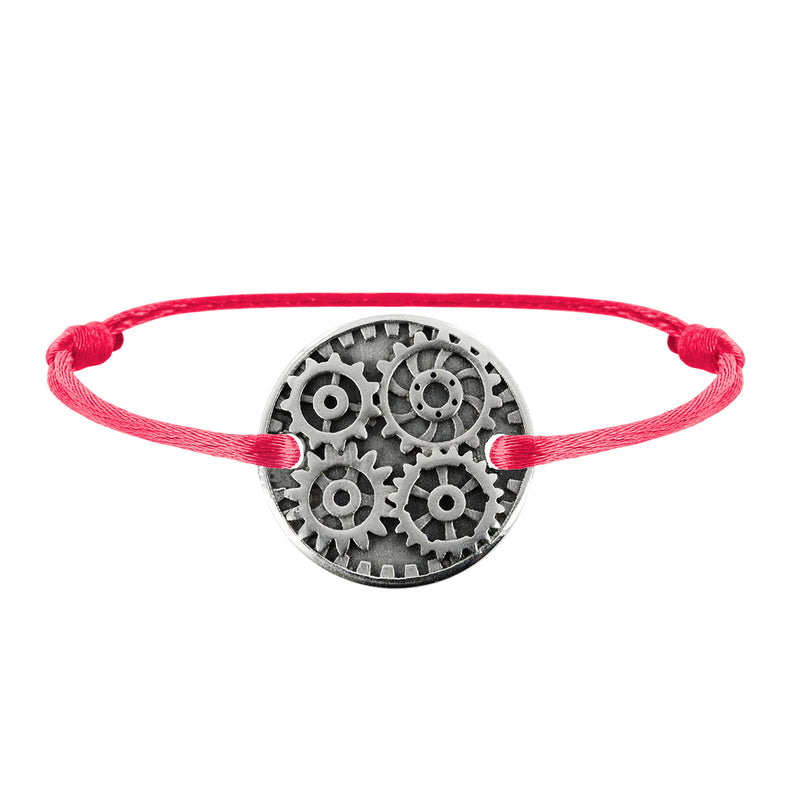 Engrenages silver link bracelet