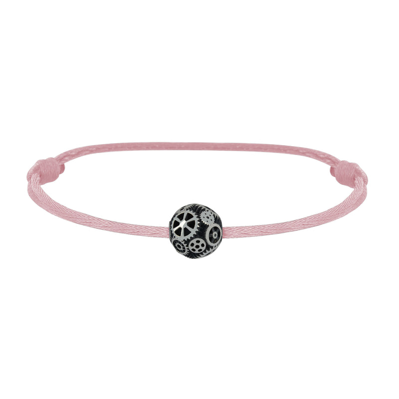 Silver Bead Bracelet Engrenages