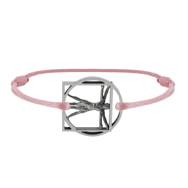 Medal bracelet Vitruvian Man