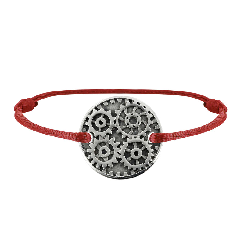 Engrenages silver link bracelet