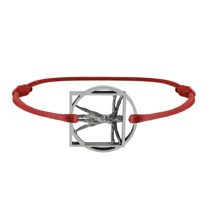 Medal bracelet Vitruvian Man