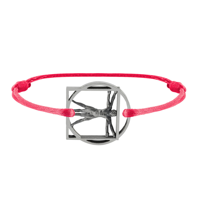 Medal bracelet Vitruvian Man