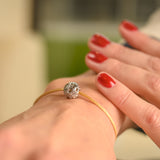 Engrenages pearl bracelet in gold