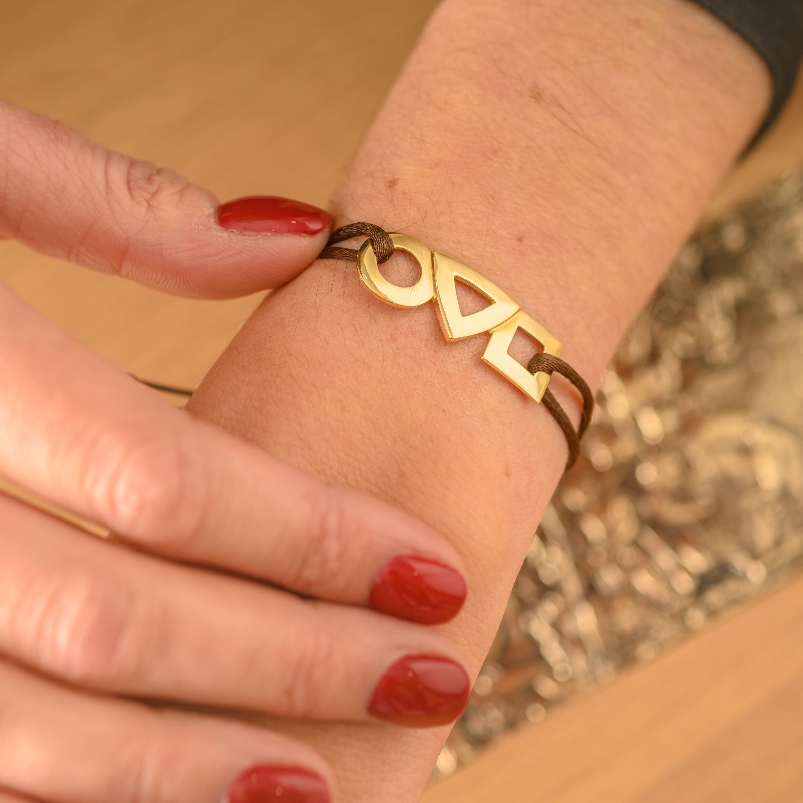 Bracelet Trilogie en or Tournaire