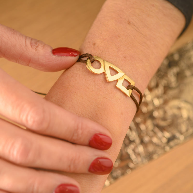 Bracelet Trilogie en or Tournaire
