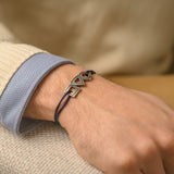 Bracelet Large Trilogie en argent Tournaire