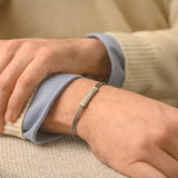 Bracelet lien Tournaire My Tube argent