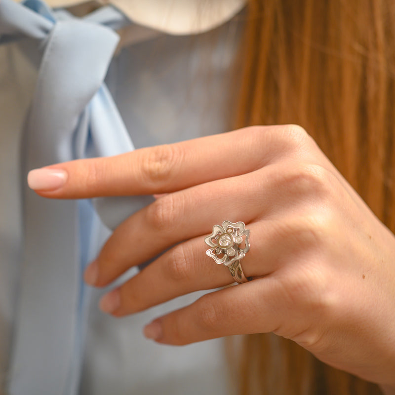 Bague Pens e Sauvage diamant 0 20 carat Philippe Tournaire