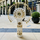 Georges Pelletier white Soleil lamp x Tournaire Décor