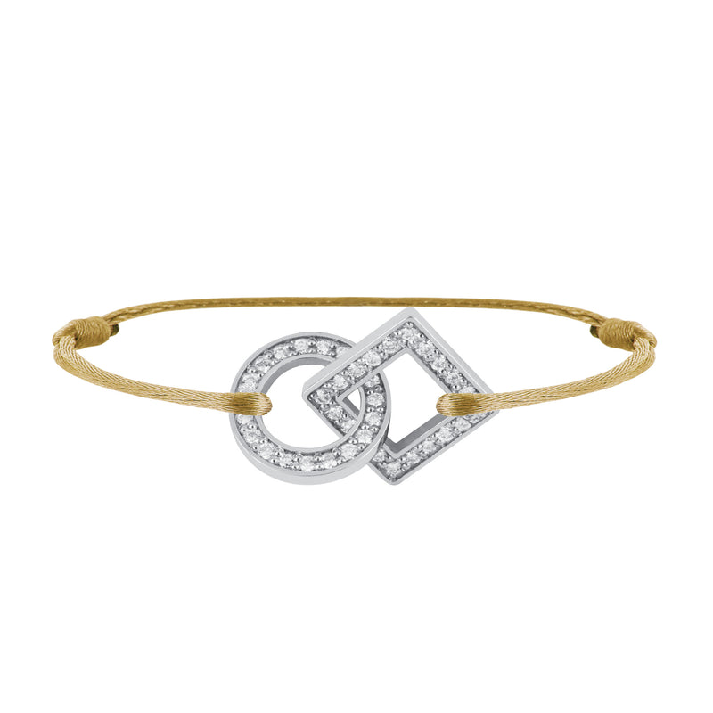 Bracelet Inséparables pavage diamants