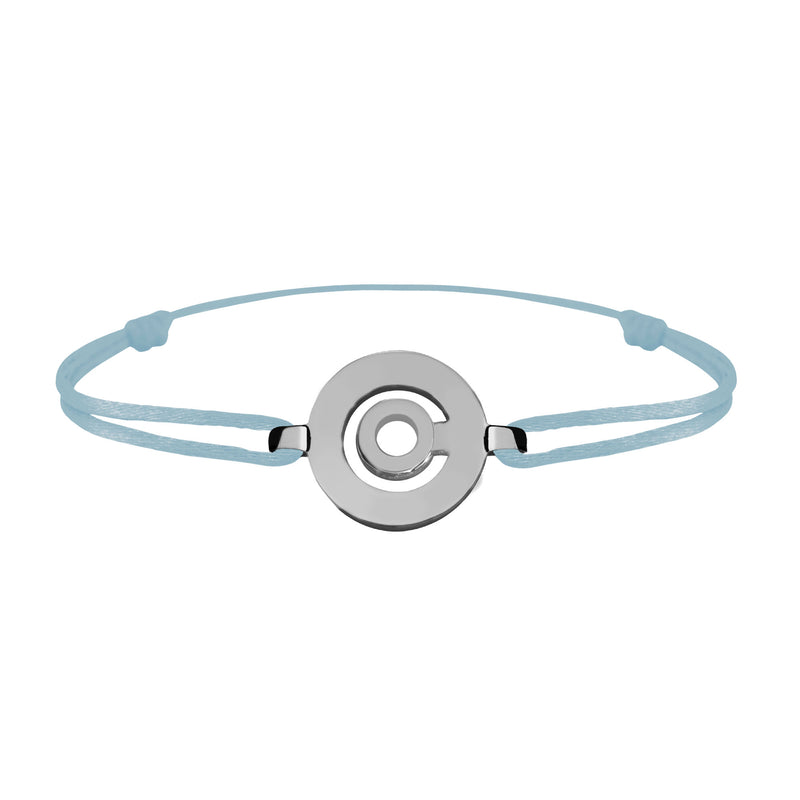 Bracelet lien Tournaire signe labyrinthe rond or