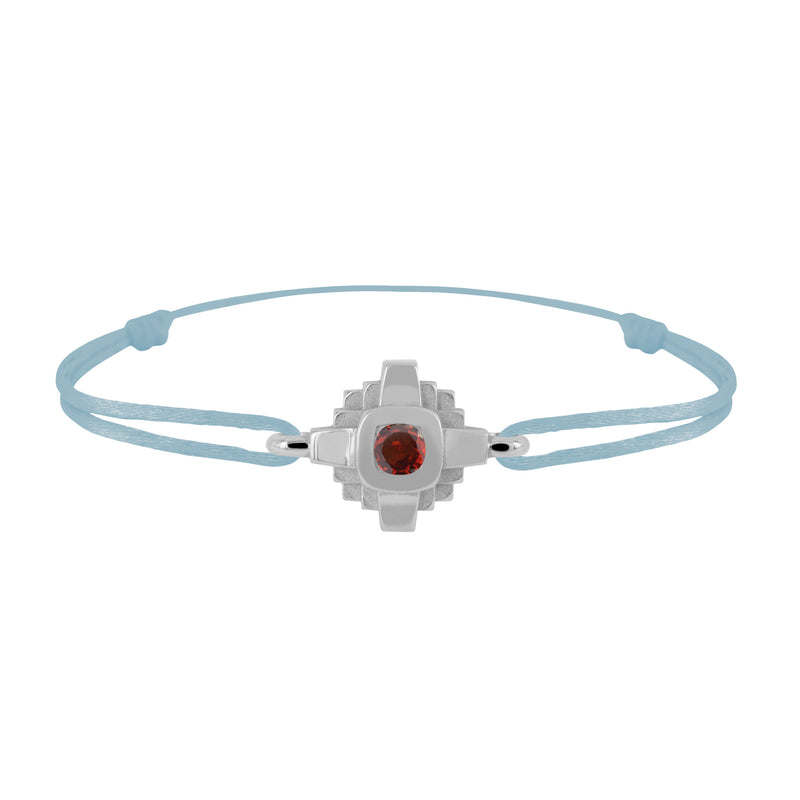 Bracelet Esther Saphir rouge 3 mm