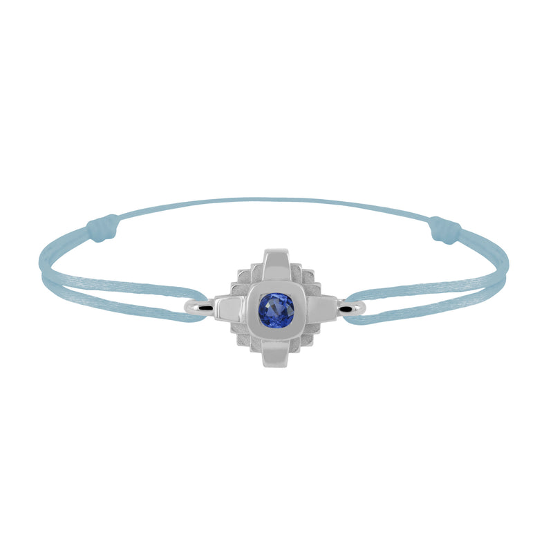 Bracelet Esther Saphir bleu 3 mm