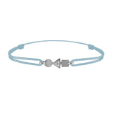 trilogy gold and diamond bracelet