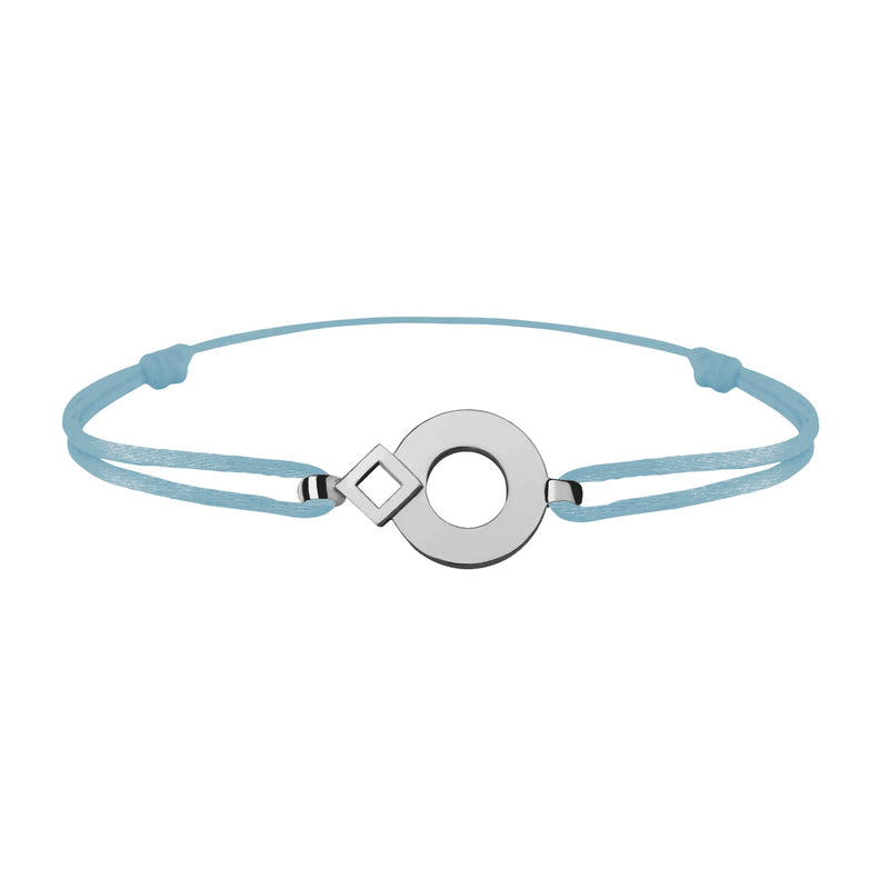 Bracelet lien Tournaire signe éclipse rond or