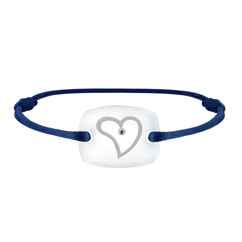 Bracelet Cœur amour lien émotion en or