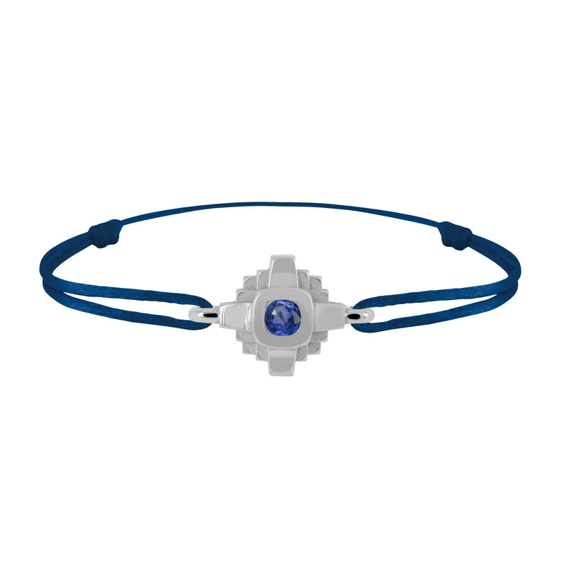 Bracelet Esther Saphir bleu 3 mm