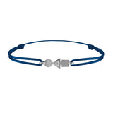 trilogy gold and diamond bracelet