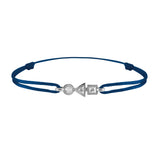 trilogy bracelet in 3-diamond gold