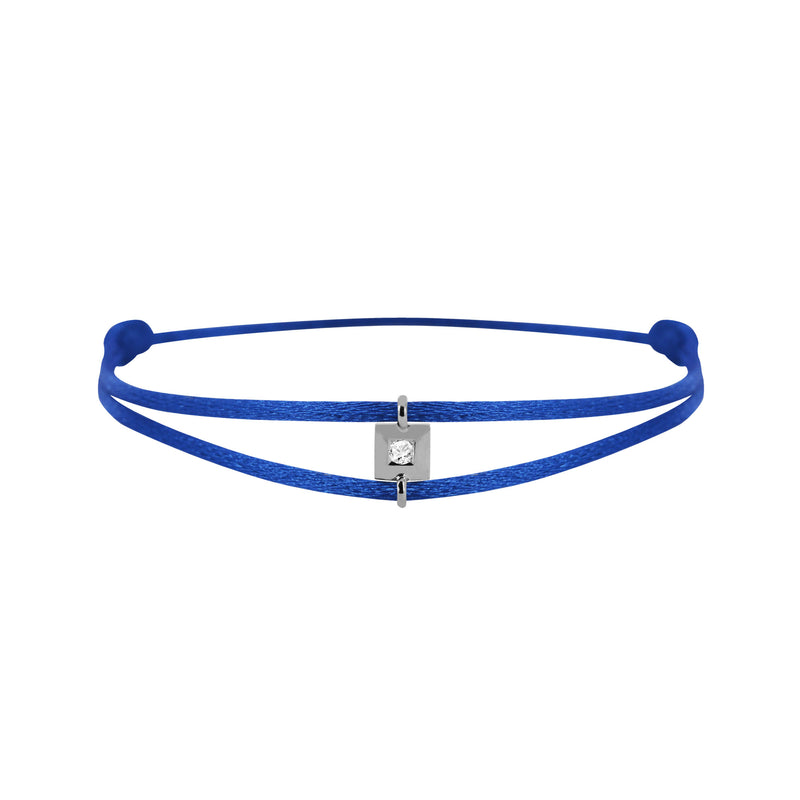 Mon Alchimie square  bracelet in gold and diamonds