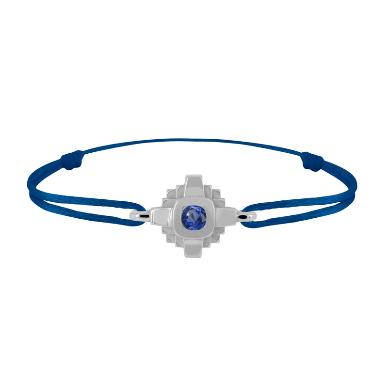Bracelet Esther Saphir bleu 3 mm