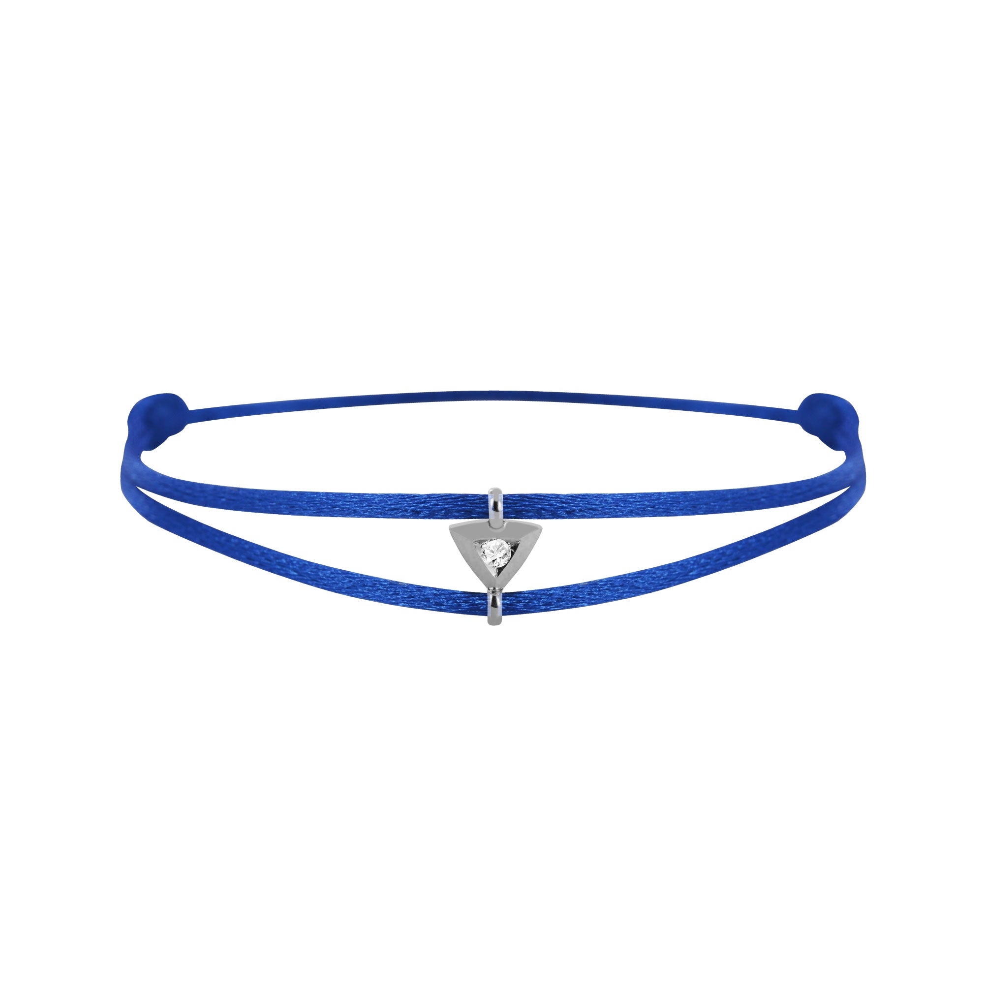 Mon Alchimie Triangle bracelet in gold and diamonds