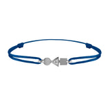 trilogy gold and diamond bracelet