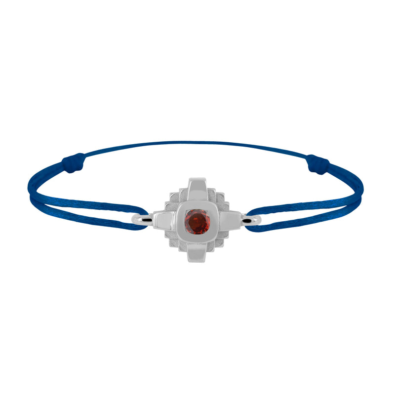 Bracelet Esther Saphir rouge 3 mm
