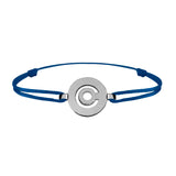 Bracelet lien Tournaire signe labyrinthe rond or