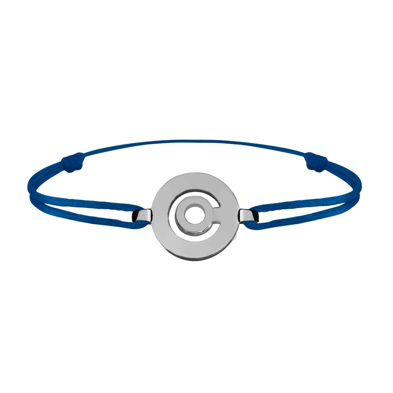 Bracelet lien Tournaire signe labyrinthe rond or