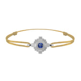 Bracelet Esther Saphir bleu 3 mm