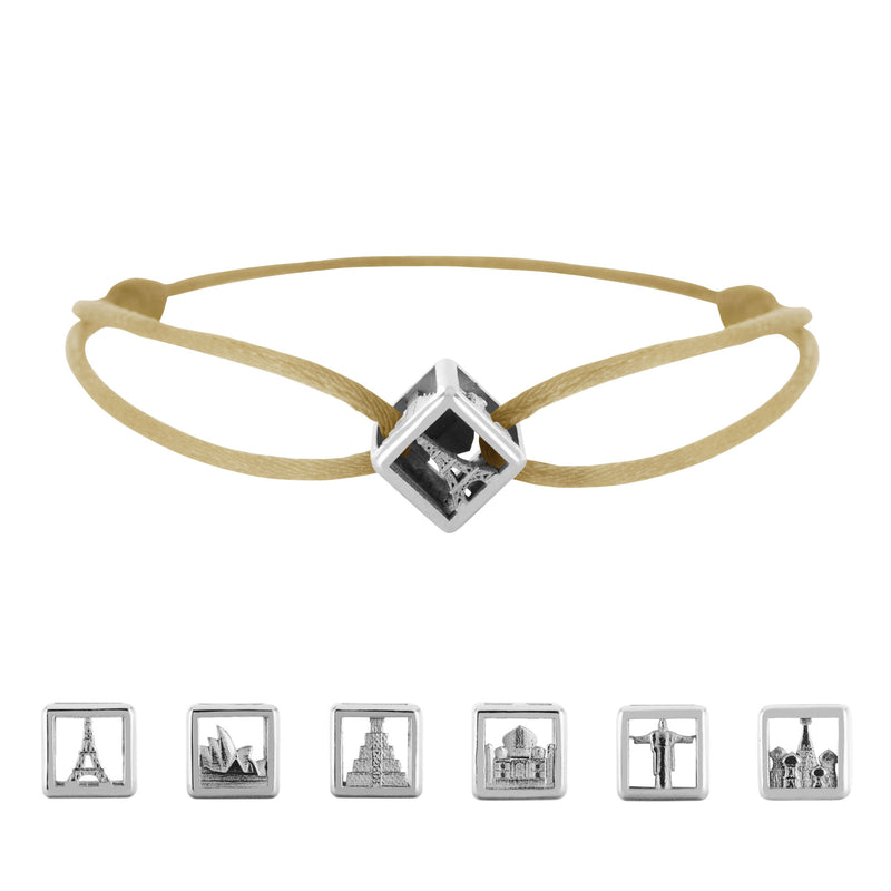 Bracelet Dé de voyage en Or