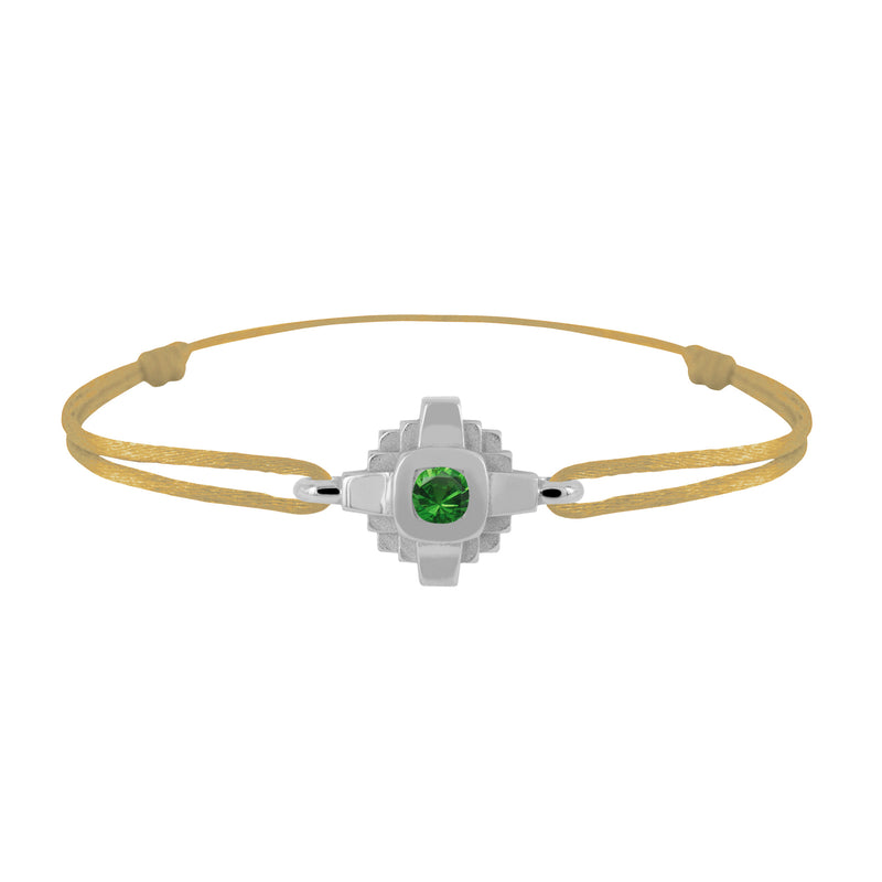 Bracelet Esther Tsavorite verte 3 mm