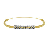 Tournaire gold tube link bracelet trilogy