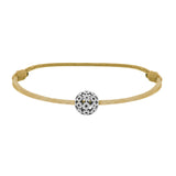 trilogy pearl bracelet in gold