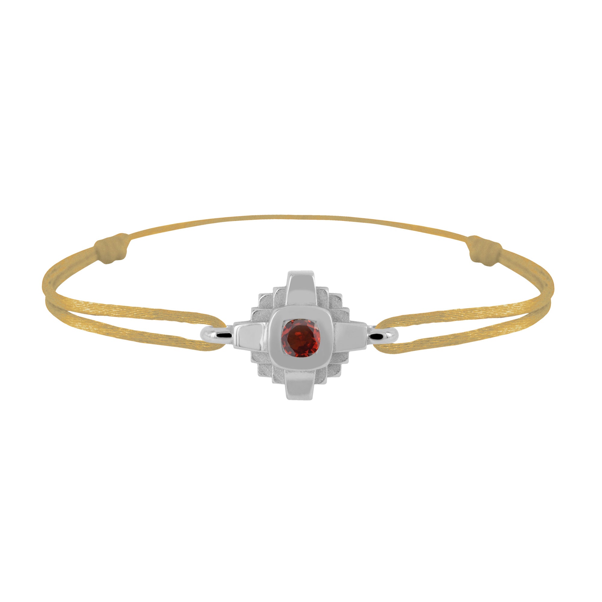 Esther red sapphire 3 mm bracelet