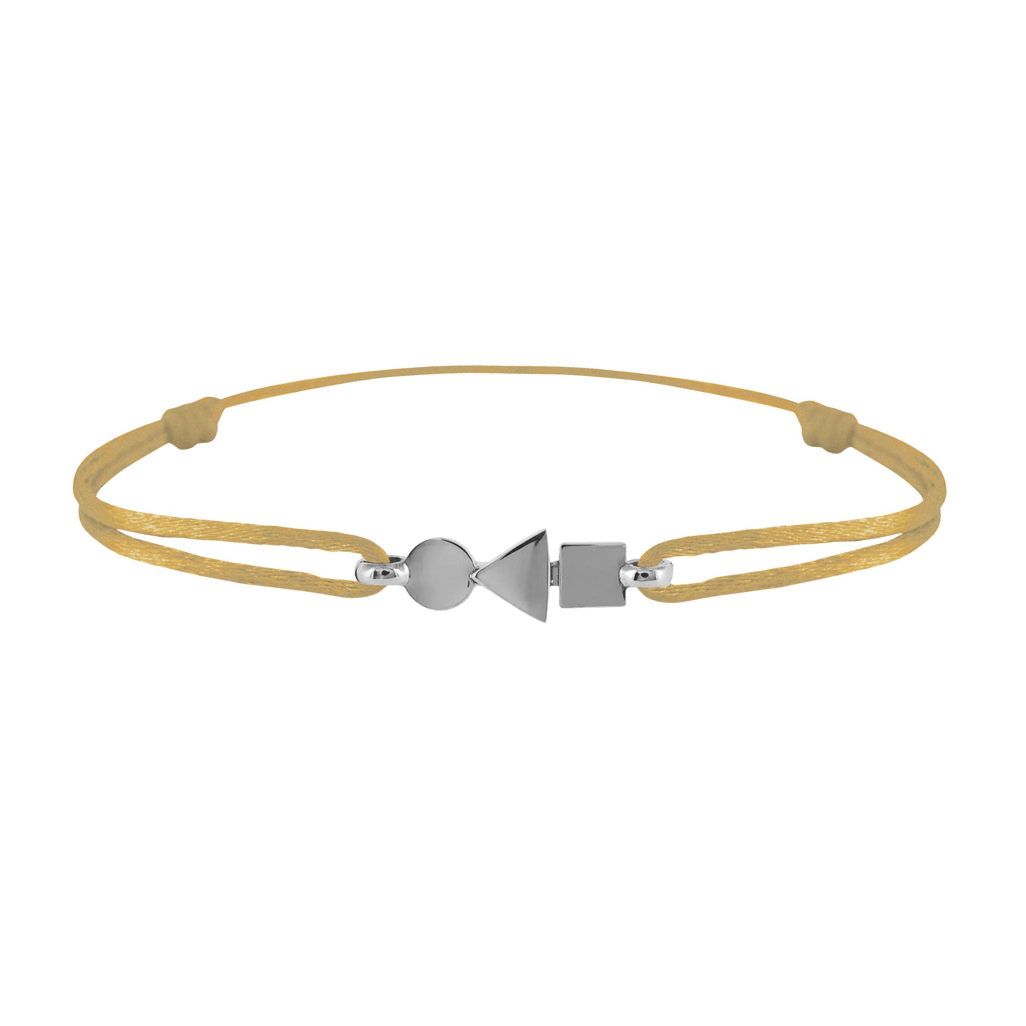 trilogy full gold bracelet Tournaire