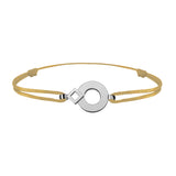 Bracelet lien Tournaire signe éclipse rond or
