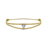 Mon Alchimie Triangle bracelet in gold and diamonds