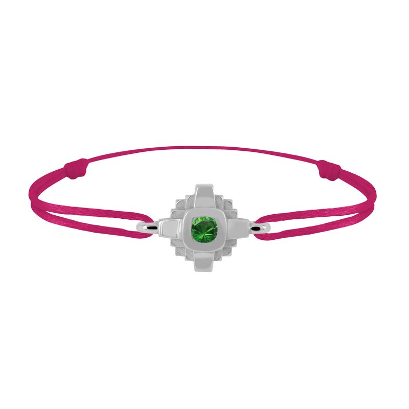 Bracelet Esther Tsavorite verte 3 mm