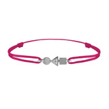 trilogy gold and diamond bracelet