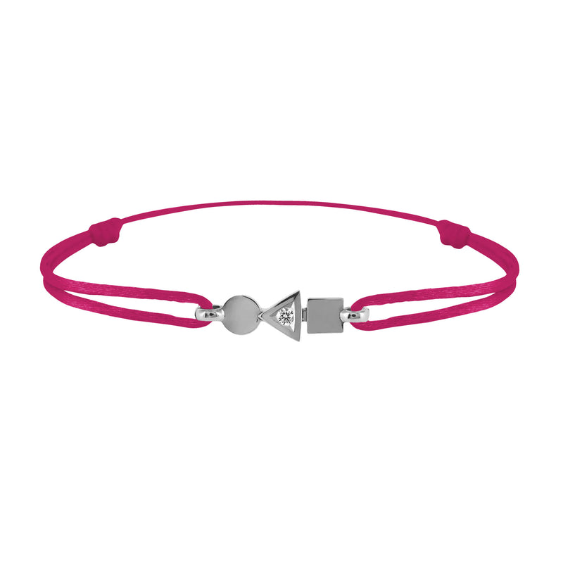 trilogy gold and diamond bracelet