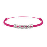 Bracelet lien Tournaire tube or cupidon cœur