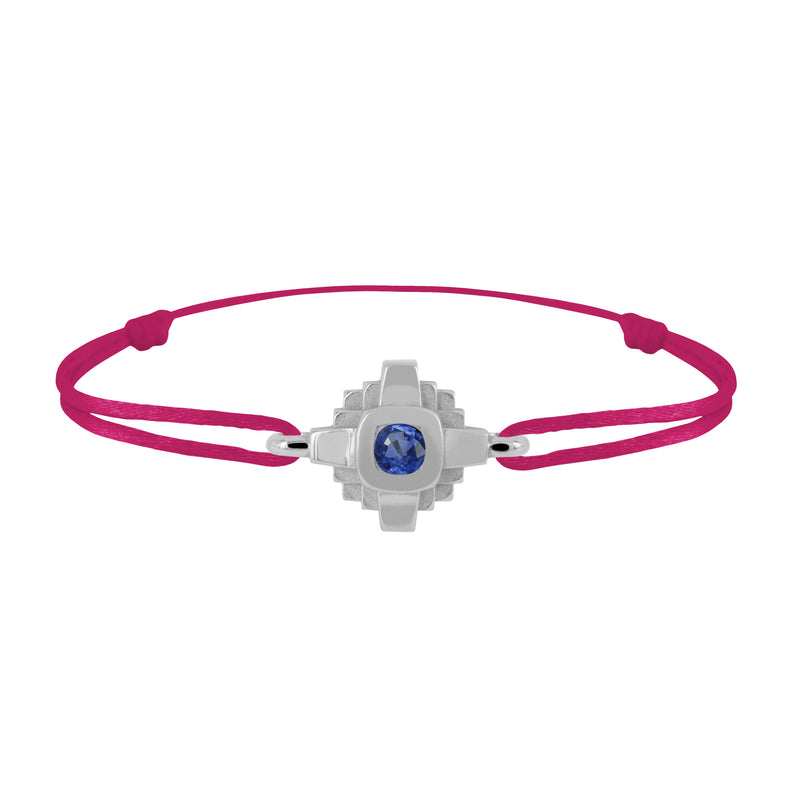 Bracelet Esther Saphir bleu 3 mm