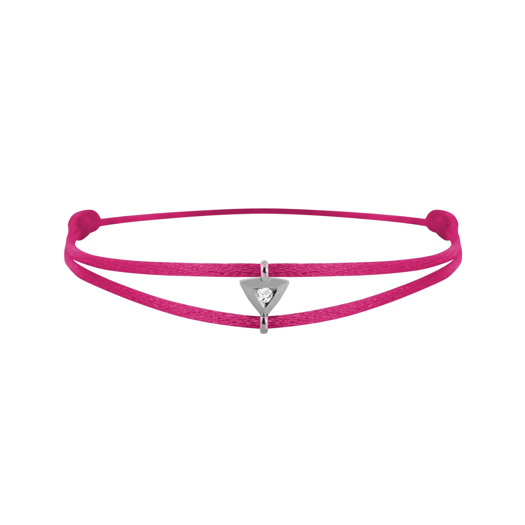 Mon Alchimie Triangle bracelet in gold and diamonds