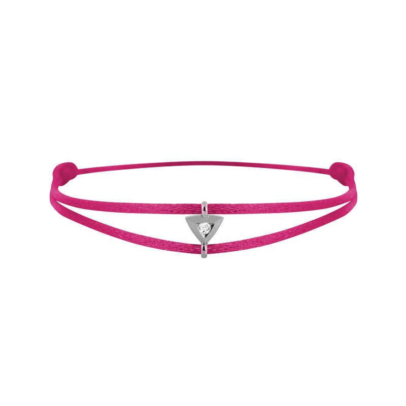 Mon Alchimie Triangle bracelet in gold and diamonds