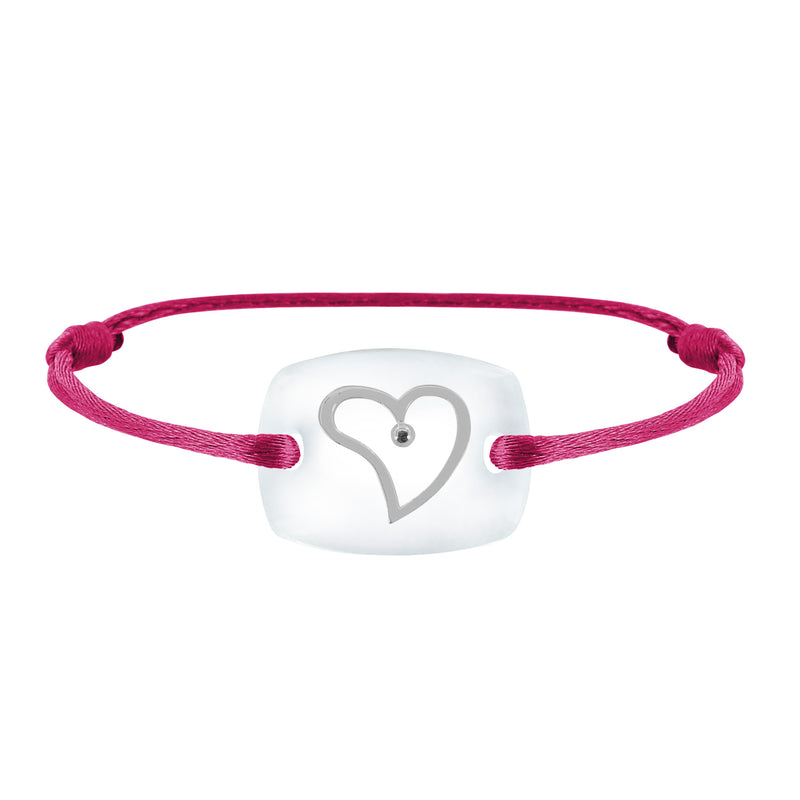 Bracelet Cœur amour lien émotion en or