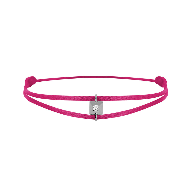 Mon Alchimie square  bracelet in gold and diamonds