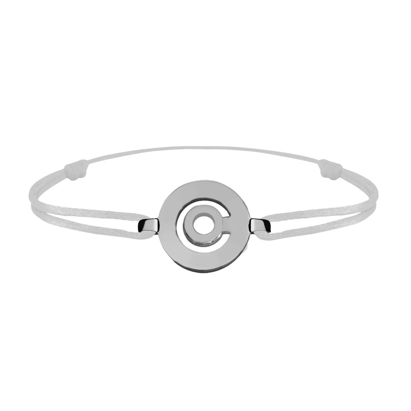 Bracelet lien Tournaire signe labyrinthe rond or